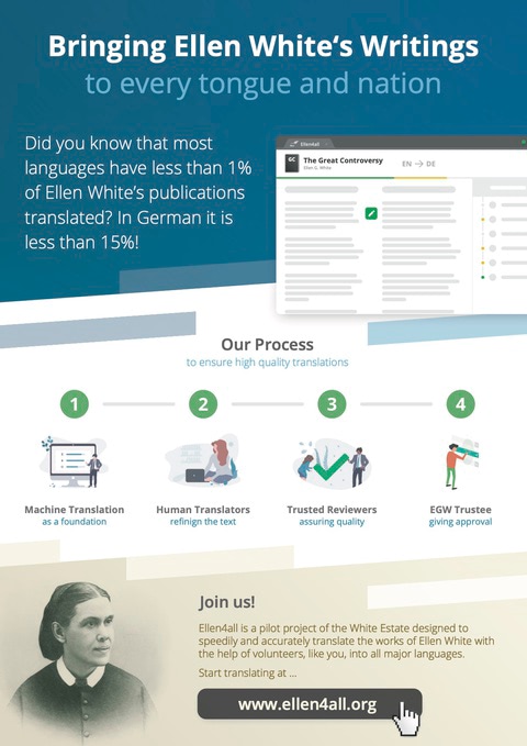 Flyer for translation service