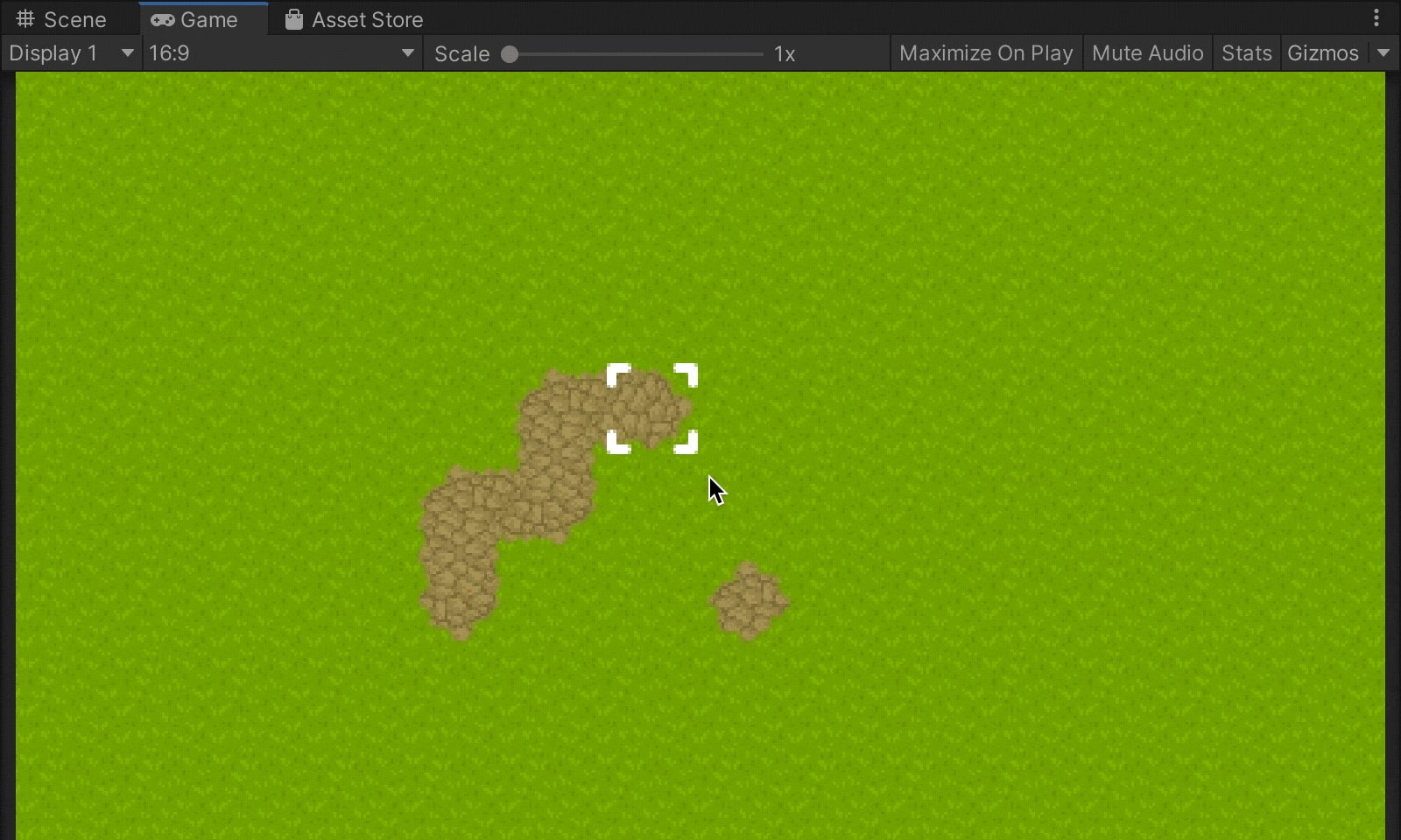 Highlighting and adding tiles in Unity: the desired result